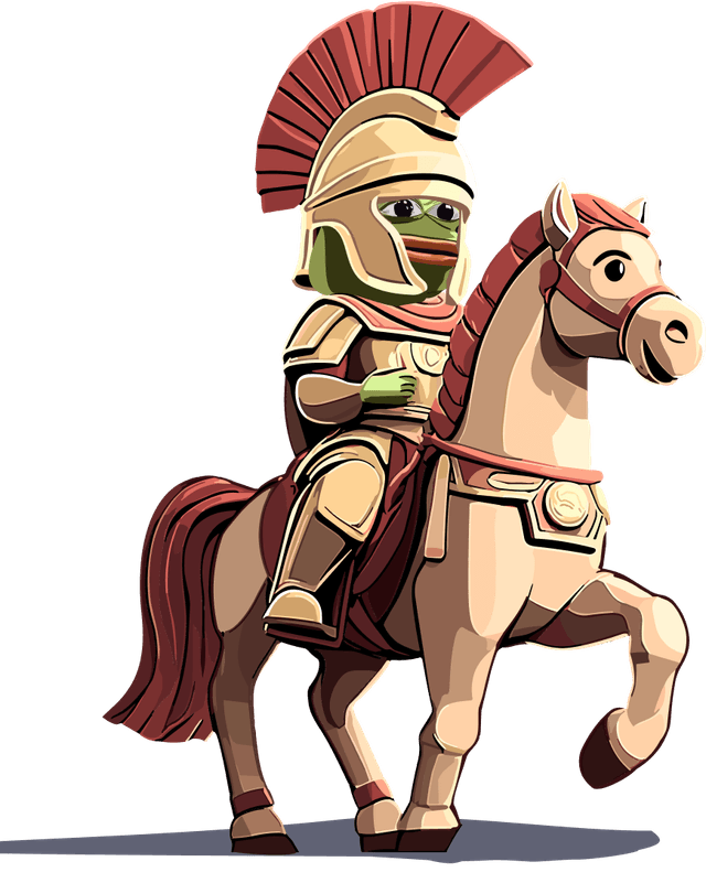 Kekius Maximus on Horse